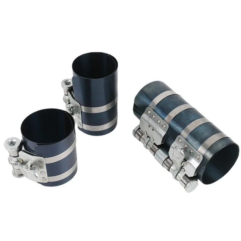 Compresseur de segments de piston avec pinces, vue de détail